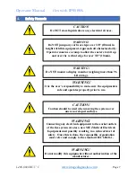 Предварительный просмотр 7 страницы idi ilex Operator'S Manual