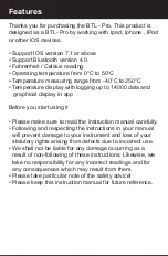 Preview for 3 page of iDigit Logger Pro A610 Instruction Manual