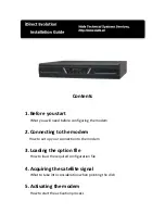 Предварительный просмотр 1 страницы iDirect Evolution X3 Installation Manual