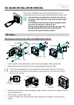 Idis DA-JB2400 Installation Manual предпросмотр