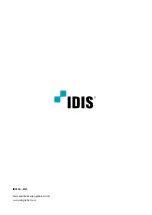 Preview for 22 page of Idis DC-B1803 Installation Manual