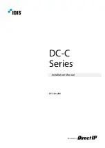 Idis DC-C Series Installation Manual предпросмотр