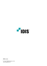 Preview for 22 page of Idis DC-D Series Installation Manual