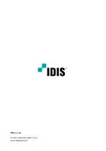 Предварительный просмотр 18 страницы Idis DC-E SERIES Installation Manual