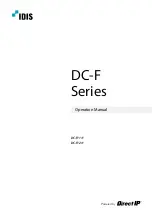 Idis DC-F1211 Operation Manual предпросмотр