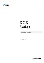 Предварительный просмотр 1 страницы Idis DC-S SERIES Installation Manual