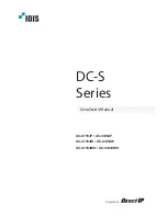 Idis DC-S1163F Installation Manual предпросмотр