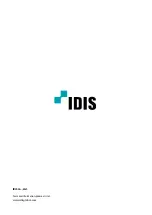 Предварительный просмотр 22 страницы Idis DC-S1283WHX Installation Manual