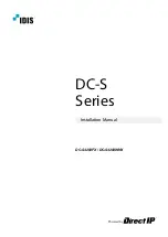 Idis DC-S3283FX Installation Manual предпросмотр