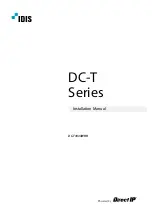 Idis DC-T Series Installation Manual предпросмотр