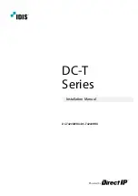 Предварительный просмотр 1 страницы Idis DC-T4233 Series Installation Manual