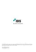 Preview for 8 page of Idis DC-TH Series Quick Manual