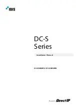 Idis DirectIP DC-S Series Installation Manual предпросмотр