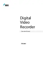 Preview for 1 page of Idis TR-2404 Operation Manual