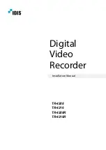 Preview for 1 page of Idis TR-4208 Installation Manual