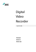 Preview for 1 page of Idis TR-4508 Quick Manual