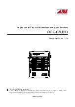 IDK DDC-03UHD User Manual preview