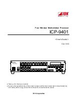 IDK ICP-9401 User Manual preview