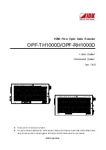 IDK OPF-TH1000D User Manual preview