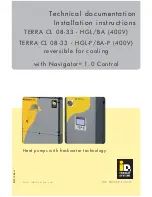 IDM-Energiesysteme TERRA CL 08-33 - HGL/BA Technical Documentation And Installation Instructions preview