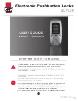 Preview for 1 page of IDN EL740S User Manual