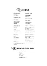 Preview for 4 page of iDo Porsgrund 0708935 Operating And Maintenance Instructions