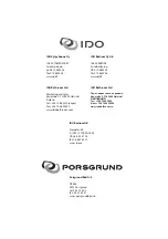 Предварительный просмотр 20 страницы iDo Porsgrund 91372 Manual