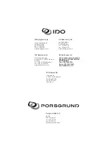 Preview for 24 page of iDo Porsgrund WC-10 Users' Installation And Service Instructions