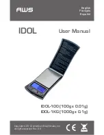 Preview for 1 page of IDOL IDOL-100 User Manual