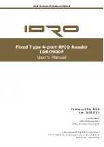 IDRO IDRO900F User Manual preview