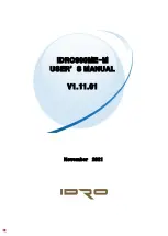 IDRO IDRO900ME-M User Manual preview