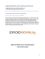 Предварительный просмотр 34 страницы iDROID ROYAL V7 User Manual