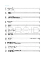 Preview for 2 page of iDROID Wrist User Manual