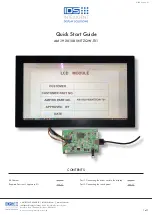 Preview for 1 page of IDS AM-19201080NTZQW-T01 Quick Start Manual