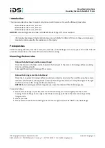 IDS BE00029 Mounting Instructions preview