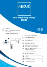 Предварительный просмотр 3 страницы IDS BLANCONE ARCUS+ FIXED Instructions For Use Manual