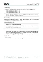 Preview for 1 page of IDS CK.0010.1.12100.00 Mounting Instructions