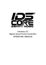 Предварительный просмотр 1 страницы IDS Core Smart Home Gateway V1 Operating Manual