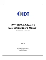 IDT 89EB-LOGAN-19 Manual предпросмотр