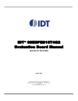 IDT 89EBPES16T4G2 Manual preview