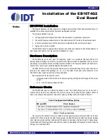 Предварительный просмотр 11 страницы IDT 89EBPES16T4G2 Manual