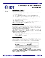 Preview for 11 page of IDT 89EBPES24T3G2 Manual