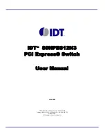 IDT 89HPES12N3 User Manual preview