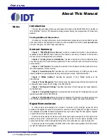 Предварительный просмотр 3 страницы IDT 89HPES16T4AG2 User Manual