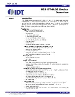 Предварительный просмотр 21 страницы IDT 89HPES16T4AG2 User Manual