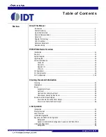 Предварительный просмотр 7 страницы IDT 89HPES16T4G2 Preliminary User'S Manual