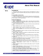 Preview for 3 page of IDT 89HPES48T12G2 User Manual