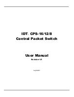 Preview for 1 page of IDT CPS-12 User Manual