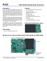 Preview for 1 page of IDT P9221-R-EVK User Manual