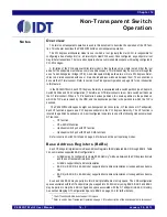 Предварительный просмотр 249 страницы IDT PCI Express 89HPES32NT24xG2 User Manual